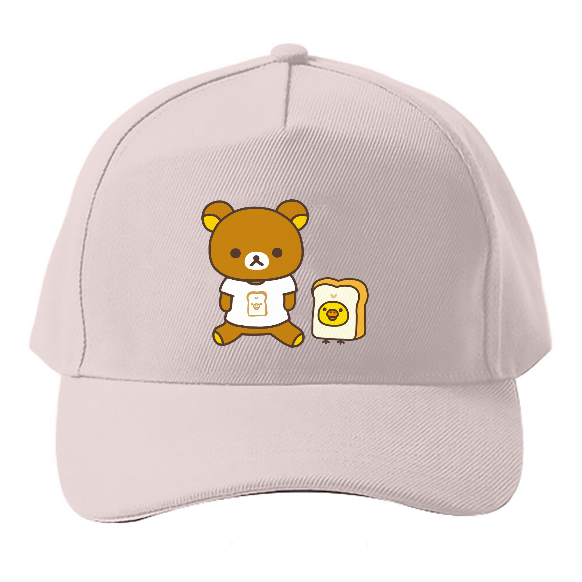 （画像用） リラックマ リラックマ キイロイトリ Rilakkuma Korilakkuma Kiiroitori ベースボールキャップ 綿100％ 男女兼用 帽子 スポーツ